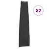 vidaXL parasolovertr&aelig;k 2 stk. 190x50/30 cm 420D oxfordstof