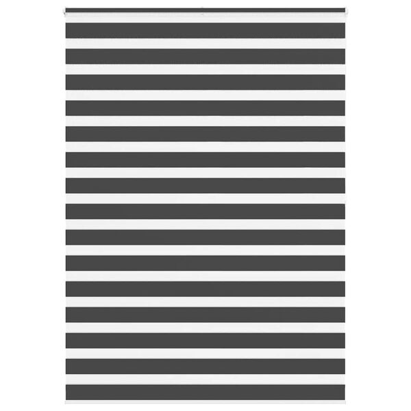vidaXL zebragardin sort 165x200 cm stofbredde 160,9 cm polyester