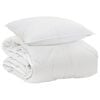 vidaXL &Aring;rsd&aelig;kkende Dyne med pude 2 pcs Hvid Microfiber