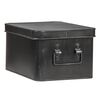 LABEL51 opbevaringskasse Media 27x21x16 cm str. L antik sort