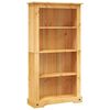 vidaXL reol fire hylder Corona-serien mexicansk fyrretr&aelig; 80x29x150 cm