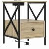 vidaXL Natskab Sonoma eg 41,5 x 40,5 x 55 cm Konstrueret tr&aelig;