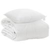 vidaXL &Aring;rsd&aelig;kkende Dyne med pude 2 pcs Hvid Microfiber