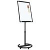 vidaXL Magnetisk whiteboard Sort og Hvid 62 x 62,5 x 197 cm EPS