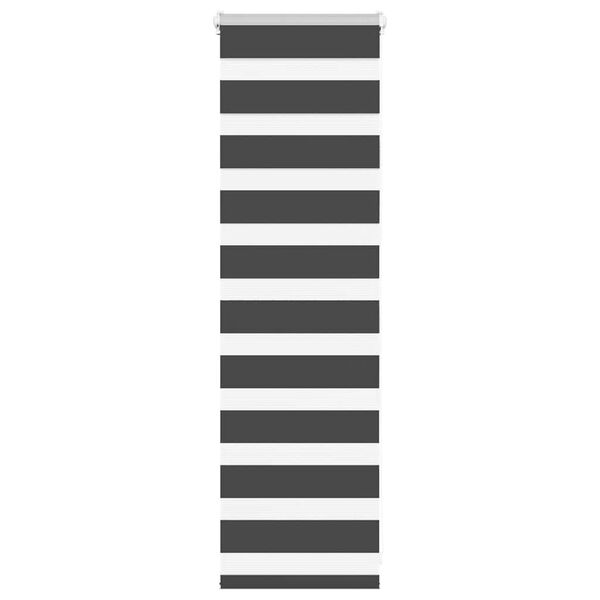 vidaXL zebragardin sort 45x100 cm stofbredde 40,9 cm polyester