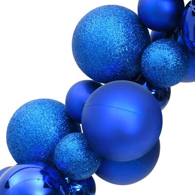 vidaXL juleguirlande 175 cm polystyren blå