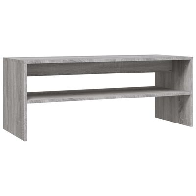 vidaXL sofabord 100x40x40 cm konstrueret træ sonoma-eg grå