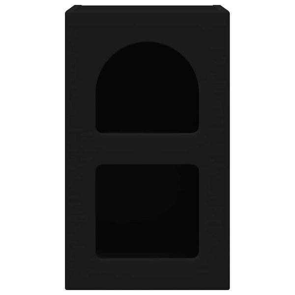 vidaXL Sengebord Sort 29,5 x 33,5 x 50 cm Konstrueret tr&aelig;