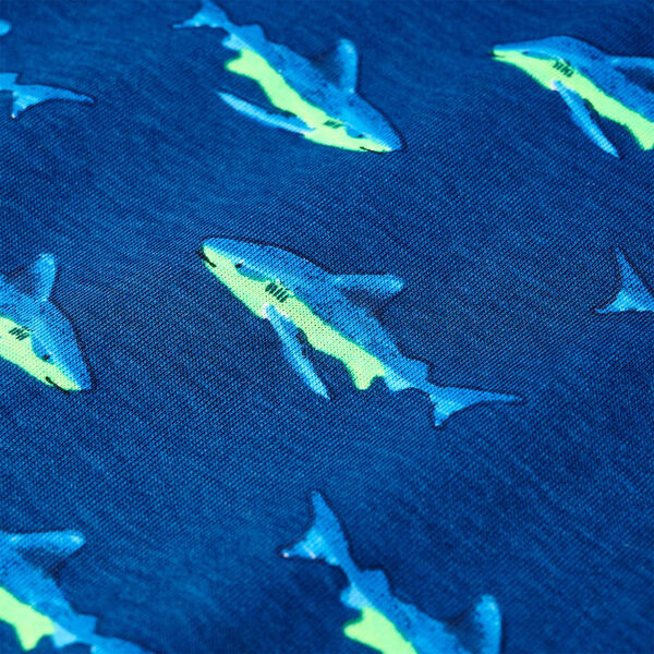 T-shirt til børn str. 92 mørkeblå