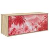 vidaXL V&aelig;gh&aelig;ngt TV Skab AACHEN 102 x 33 x 40 cm Sonoma-eg