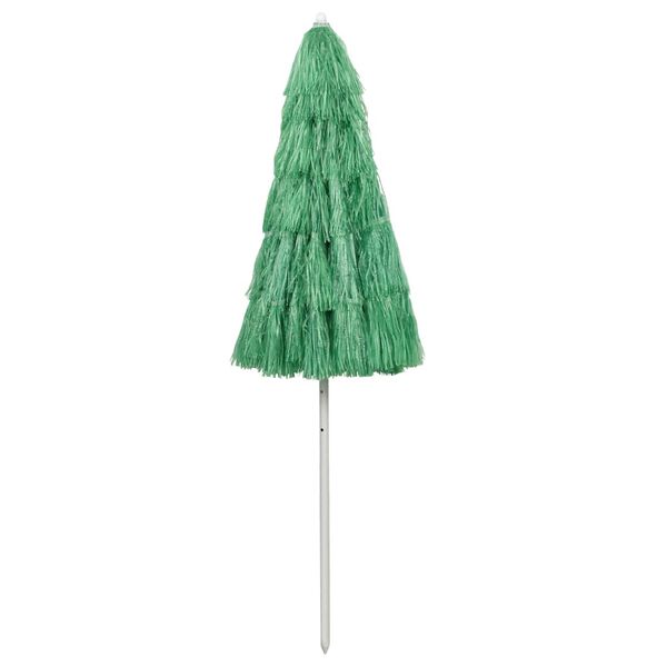 vidaXL Hawaii-strandparasol 240 cm grøn