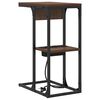 vidaXL Natskab Brun eg 41,5 x 26 x 60,5 cm Konstrueret tr&aelig;