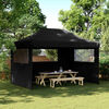 vidaXL Party Tent Sort 279 x 410 x 315 cm Oxford stof