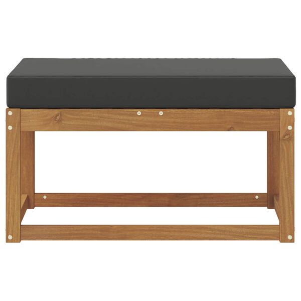 vidaXL Udend&oslash;rs Skammel B&aelig;nk Massivt Akacietr&aelig; Naturfarvet