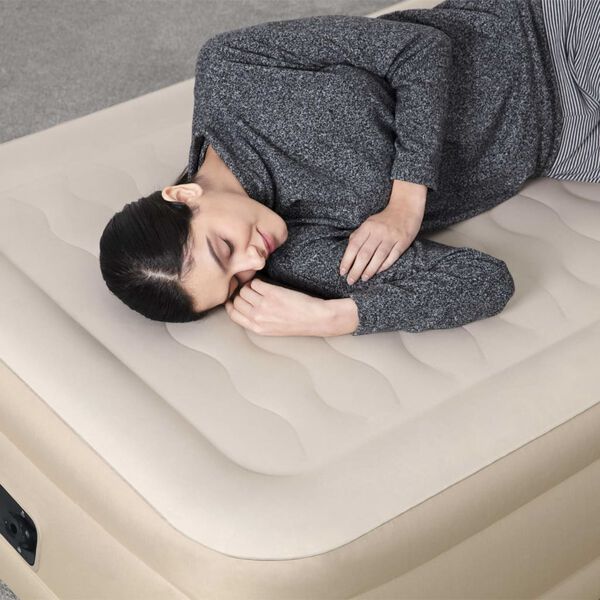 Bestway Fortech luftmadras med indbygget AC-pumpe Twin