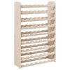 vidaXL vinreol 72,5x25x11,5 cm massivt fyrretr&aelig;