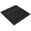 vidaXL T&aelig;ppeflise Stripet Lysegr&aring; 50 x 50 cm 36 stk. PP og Bitumen