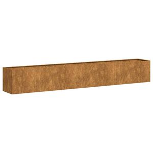 vidaXL plantekasse rustfarvet 280x40x40 cm forvitringsst&aring;l