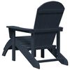 vidaXL Adirondack-stol Marineblå 74 x 82 x 92cm HDPE