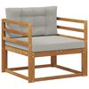 vidaXL Udend&oslash;rs Mellem Sofa Naturfarvet 87 x 83 x 73 cm
