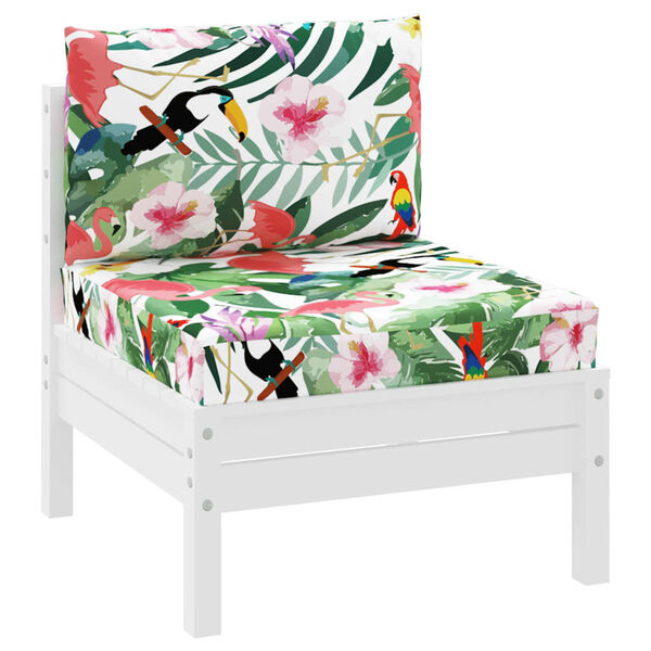 vidaXL pallehynder 2 stk. oxfordstof flerfarvet