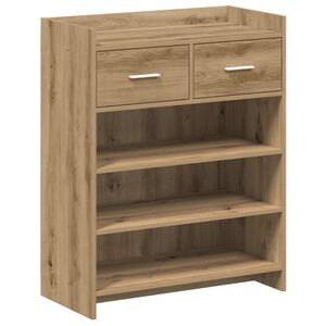 vidaXL Sko skab 73,5 x 36 x 92 cm Konstrueret tr&aelig; Artisan-eg