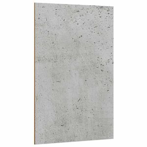 vidaXL Dekor Panels 12 stk. Betongr&aring; 40 x 60 x 0,27 cm Konstrueret tr&aelig;