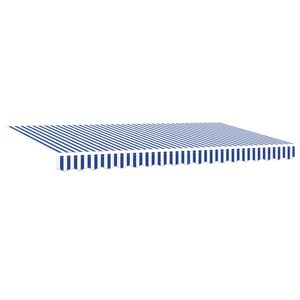vidaXL Udtr&aelig;kkelig markise Bl&aring; 350 x 200 cm Stof