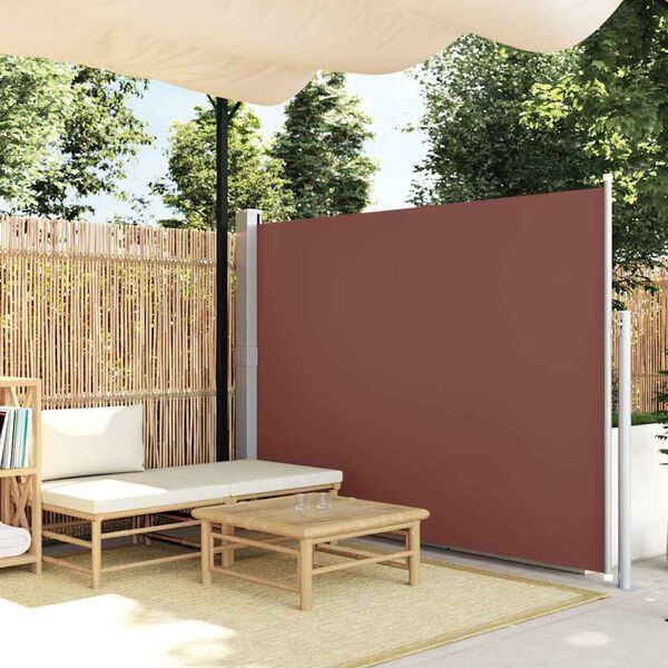 vidaXL sidemarkise til terrasse 160x300 cm brun