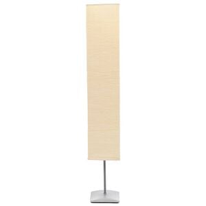 vidaXL standerlampe med st&aring;lfod 135 cm beige