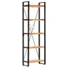 vidaXL bogreol i 5 niveauer 60x30x180 cm massivt akacietr&aelig;