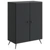 vidaXL Sideboard Sort 66 x 34,5 x 90 cm Konstrueret tr&aelig;