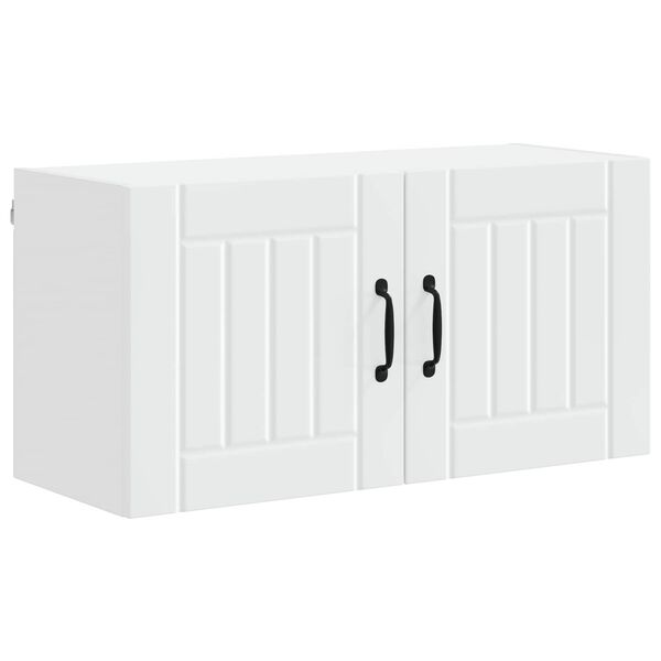 vidaXL K&oslash;kkenskab Lucca Hvid 80 x 31 x 40 cm Konstrueret tr&aelig;