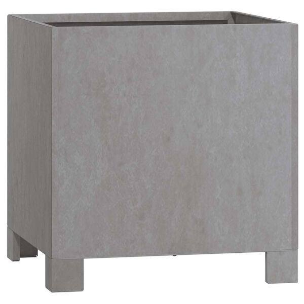 vidaXL plantekasser med ben 2 stk. 30x30x30 cm cortenst&aring;l rustfarvet