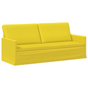 vidaXL 3-personers sofa Lys Gul 190 x 81 x 82 cm Stof