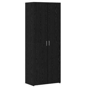 vidaXL Highboard 2 pcs Sort eg 70 x 42,5 x 185 cm