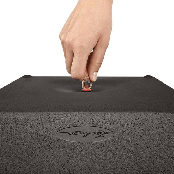 LECHUZA plantekrukke CANTO Stone 30 Low ALL-IN-ONE grafitsort