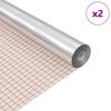 vidaXL Selvkl&aelig;bende Spejlfilm 60 x 150 cm 2 stk. S&oslash;lv PET