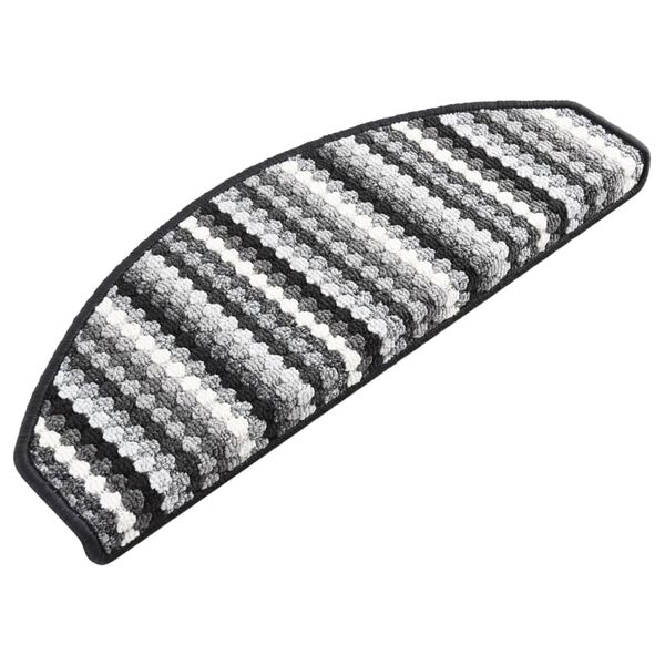 vidaXL selvkl&aelig;bende trappem&aring;tter 15 stk. 65x24x4cm flerfarvet antracit