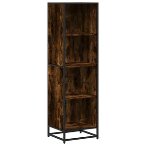 vidaXL bogreol 40x35x139 cm konstrueret tr&aelig; r&oslash;get egetr&aelig;