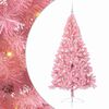 vidaXL Kunstig Forbelyst Juletr&aelig; med 300 LED'er Lyser&oslash;d 240 cm PVC