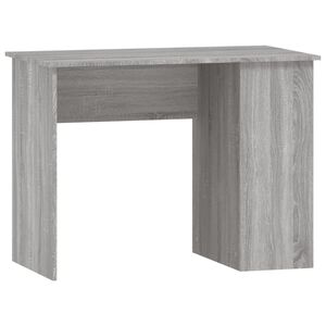 vidaXL skrivebord 100x55x75 cm konstrueret tr&aelig; gr&aring; sonoma-eg