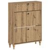 vidaXL Sko skab ALKMAAR 78 x 24 x 103 cm Konstrueret tr&aelig; Artisan-eg