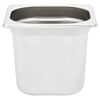 vidaXL gastronorm beholder 8 stk. GN 1/6 150 mm rustfrit st&aring;l