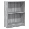 vidaXL bogreol 60x24x76 cm konstrueret tr&aelig; gr&aring; sonoma-eg
