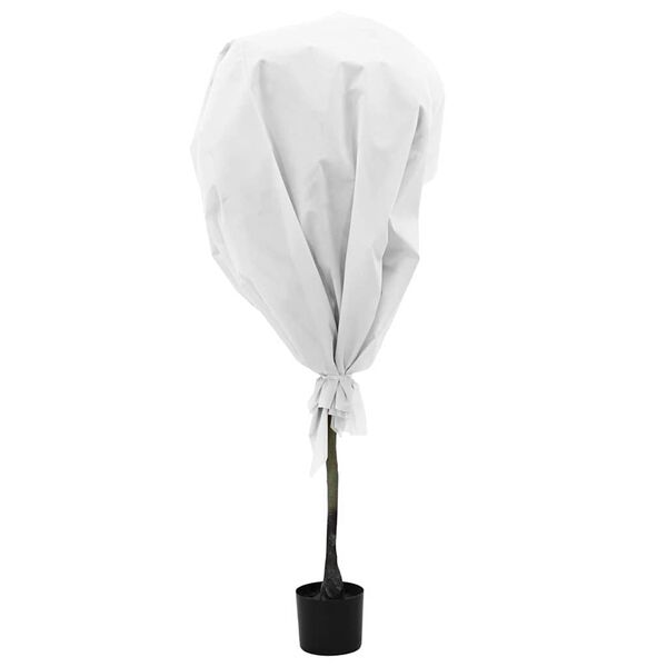 vidaXL Frostbeskyttelsesplante fleece Hvid 100 x 1,6 m Non-woven stof