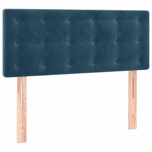 vidaXL sengegavl 80x5x78/88 cm fl&oslash;jl m&oslash;rkebl&aring;
