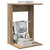 vidaXL Sidebord Artisan Egetr&aelig; 40 x 38 x 62,5 cm Konstrueret tr&aelig;