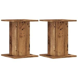 vidaXL plantestativer 2 stk. 30x30x40 cm konstrueret tr&aelig; antikt tr&aelig;