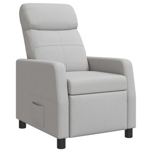 vidaXL Recliner Skygr&aring; Stof